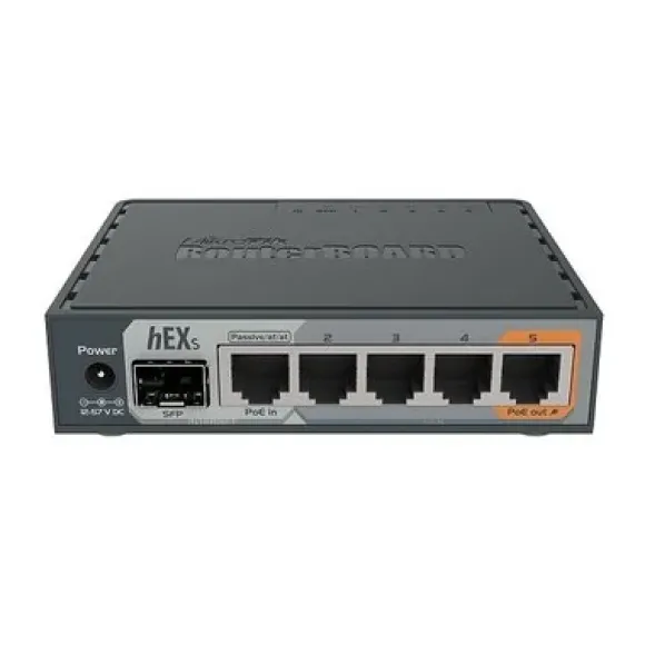 MIKROTIK RB760IGS hEX S Router 5x RJ45 1000Mb/s 1x SFP 1x USB
