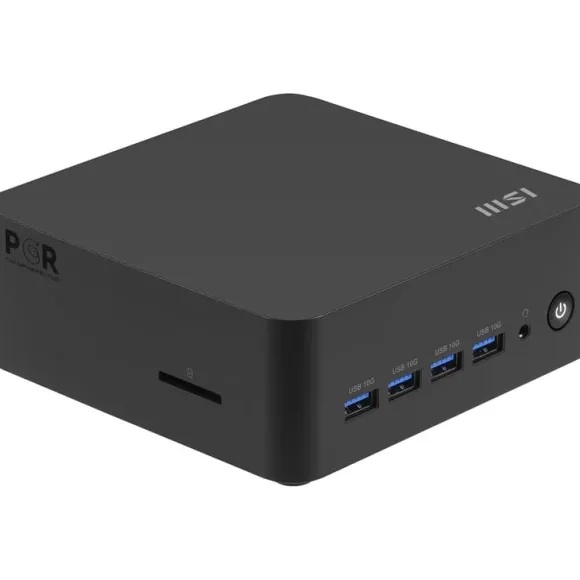 MSI Cubi Z AI 8M-006BEU Sześcian Czarny 8845HS AMD SoC 3,8 GHz Wbudowane głośniki
