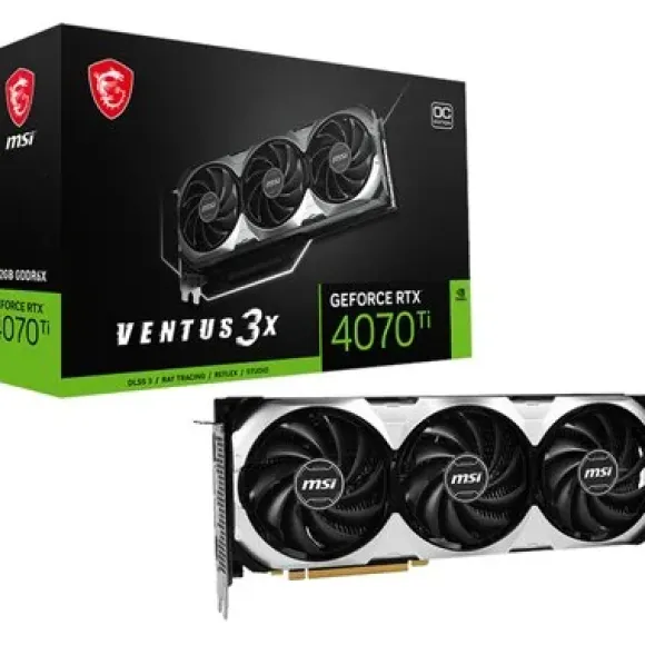 MSI GeForce RTX 4070 Ti VENTUS 3X E OC 12GB GDDR6X