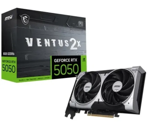 MSI GeForce RTX 5050 Ventus 2X OC 8GB GDDR6 DLSS4