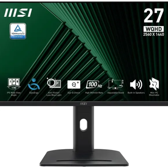 MSI PRO MP275QPG 27 '' LED/WQHD/Flat/100Hz/Black
