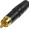Neutrik NYS-373-0 Wtyk RCA cinch (czarny)