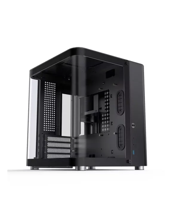 Obudowa Jonsbo TK-1 20 Micro-ATX, Szkło Hartowane - czarna