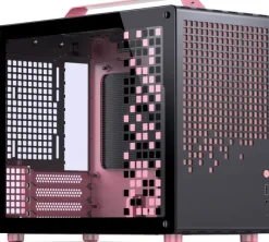 Obudowa Jonsplus Z20 Micro-ATX Obudowa z uchwytem - czarny/różowy Z20 BLACK-PINK