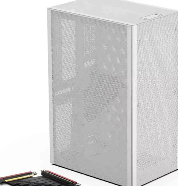 Obudowa Ssupd Meshlicious Biała + Riser PCIE 4.0 (G99.OE759FMW4.00)
