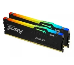 Pamięć Kingston Fury Beast RGB, DDR5, 16 GB, 6000MHz, CL30 KF560C30BBEAK2-16