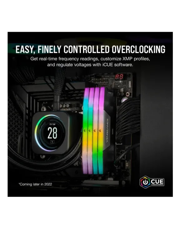 Pamięć RAM CORSAIR Vengeance RGB DDR5 32GB 6000MHz