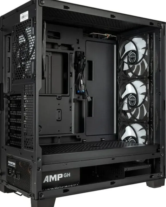 PHANTEKS XT Pro Ultra PC-Gehäuse, Midi-Tower, E-ATX, DRGB, Tempered Glass - schwarz, 850 W PSU PH-XT523P1_DBK01_CK