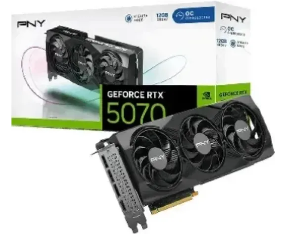 PNY GeForce RTX 5070 Overclocked 12 GB VCG507012TFXPB1-O