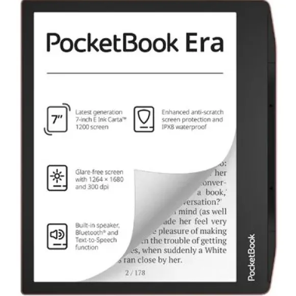 PocketBook Era 64GB Miedziany + etui Shell Brązowe + 60 dni Legimi + 1100 ebooków GRATIS!