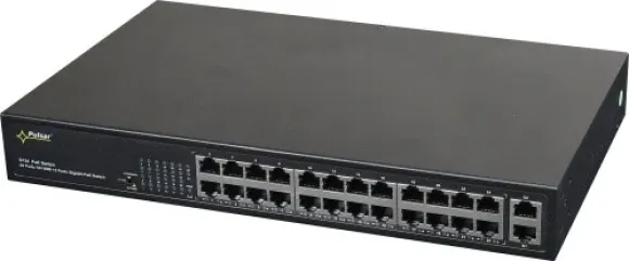 PULSAR Switch PoE 26-portowy do 24 kamer IP S124WP S124WP