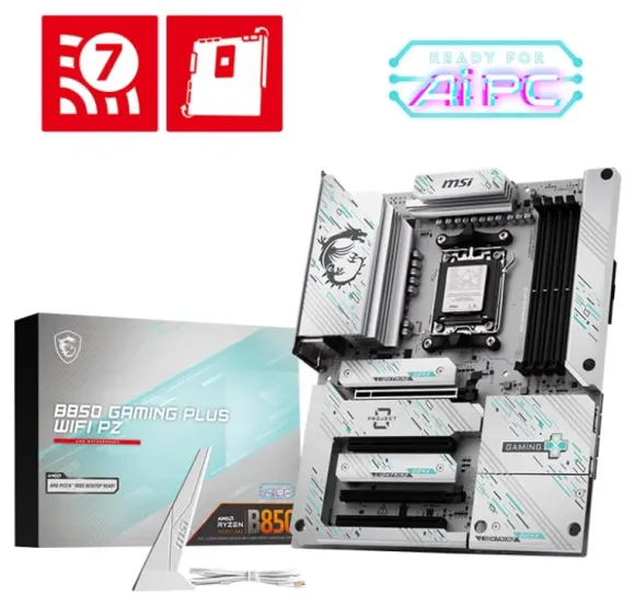 Płyta główna MSI B850 GAMING PLUS WIFI PZ AMD B850 Gniazdo AM5 ATX B850 GAMING PLUS WIFI PZ