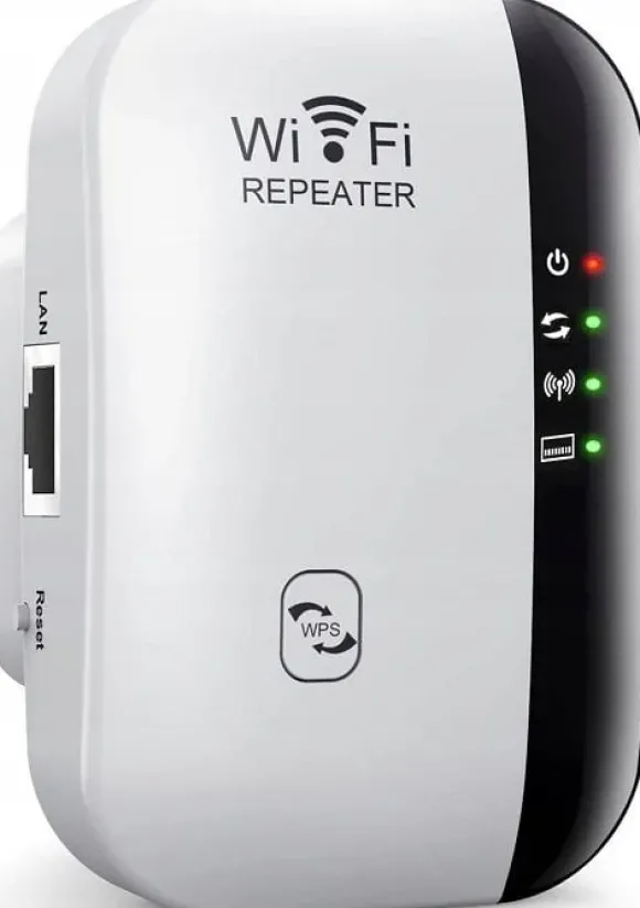 QIKtech Wzmacniacz sygnału Wi-Fi NAJMOCNIEJSZY PRO 300Mbps WPS 2.4GHz 5905811912830