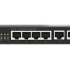 QNAP QSW-2104-2T-R2 łącza sieciowe Nie zarządzany 10G Ethernet (100/1000/10000) Komputer stacjonarny Czarny