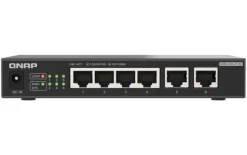 QNAP QSW-2104-2T-R2 łącza sieciowe Nie zarządzany 10G Ethernet (100/1000/10000) Komputer stacjonarny Czarny