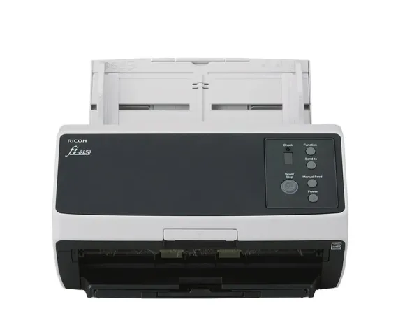 Ricoh FI-8150 ADF+Ręczny skaner pobierający 600 x 600 DPI A4 Czarny, Szary
