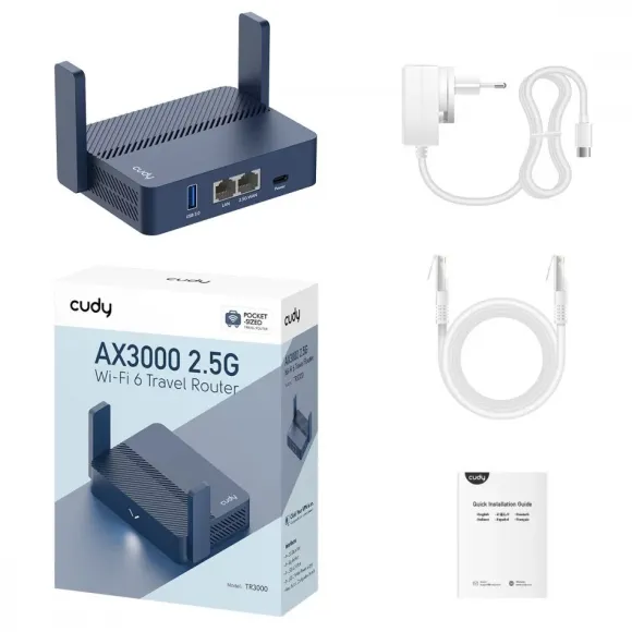 Router TR3000 VPN Travel AX3000