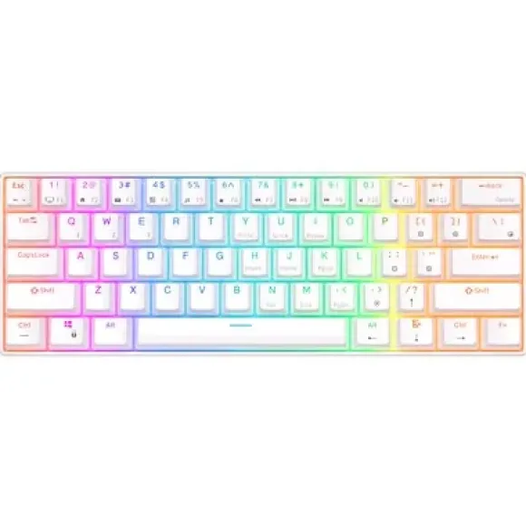 ROYAL KLUDGE RK61 RGB Brown Switch Biały