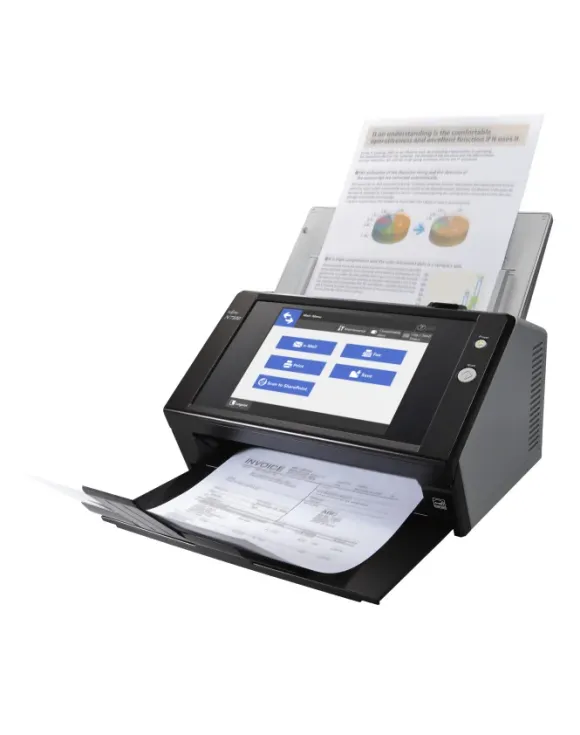 Skaner dokumentów Fujitsu N7100E IMAGE network scanner A4 / szybkość skanowania 25 ppm, rozdzielczość 600dpi, Duplex, GLAN PA03706-B301