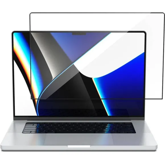 Spigen Szkło hartowane Glass FC do Apple Macbook Pro 16 Czarny