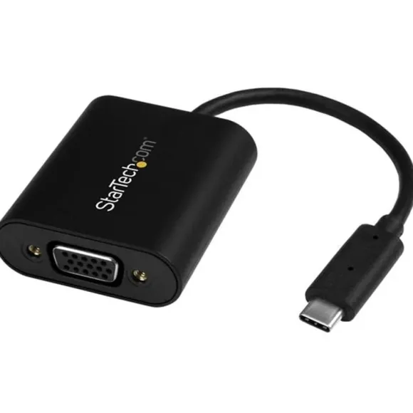StarTech CDP2VGASA zewnętrzna karta graficzna usb 2048 x 1280 px Czarny