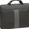 Swiss Gear Wenger 600654 LEGACY 17" MacBook Pro Smukła torba. przyjazna dla lotniska z iPadem / tabletem / kieszenią e-booków w kolorze czarnym / szarym {12 litrów} WA-7444-14F00