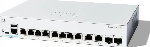Switch Cisco CISCO Catalyst 1200 8-Port Switch / Data-Only / 2 x 1G SFP Uplinks / external power supply