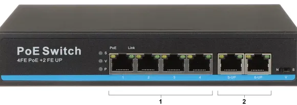 Switch POE GTX-A1-06-42 4-PORTOWY