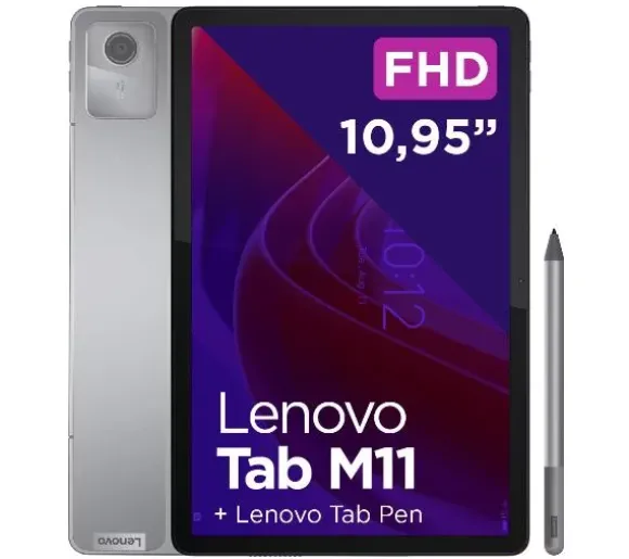 Tablet LENOVO Tab M11 10.95" 8/128 GB Wi-Fi Szary + Rysik