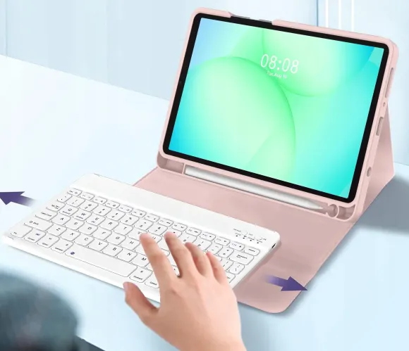 TECH-PROTECT SC PEN + KEYBOARD GALAXY TAB A9 / A11 8.7 X110 / X115 / X133 / X135 PINK