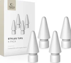 Tech-Protect TECH-PROTECT STYLUS TIPS 4-PACK APPLE PENCIL WHITE