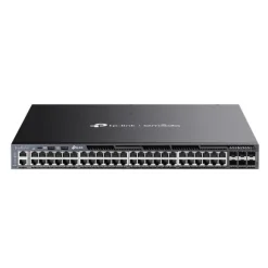 TP-Link Omada SG6654XHP Zarządzany L3 Gigabit Ethernet (10/100/1000) Obsługa PoE 1U Czarny