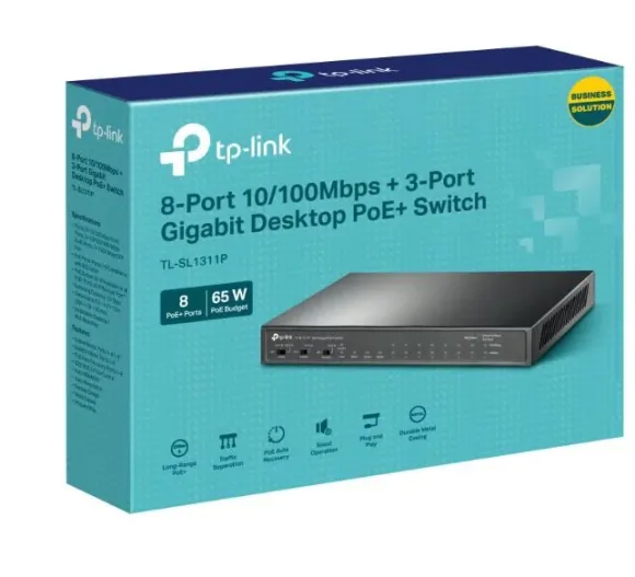 TP-LINK TL-SL1311P 8x 10/100