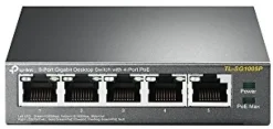 TP-Link TP-LINK TL-sg1005p 5-Port Gigabit Desktop Switch z 4-Port PoE TL-SG1005P