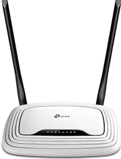 TP-Link TP-LINK TL-WR841 N N300 Wi-Fi Router (wyjście na modem kablowy, DSL, z włókna szklanego, 300 Mbit/s, 4 Porty Ethernet, 2 nieodłączane anteny), biały TL-WR841N (UK)