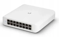 Ubiquiti Switch 16 port 1Gbps RJ45 8xPoE+ zasilacz