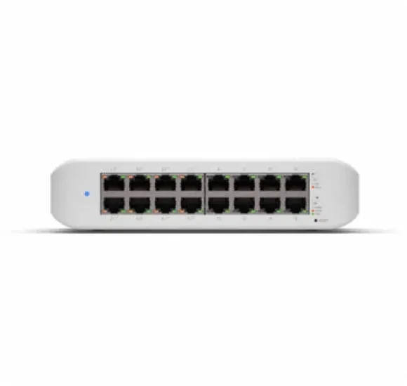 Ubiquiti Switch 16 port 1Gbps RJ45 8xPoE+ zasilacz