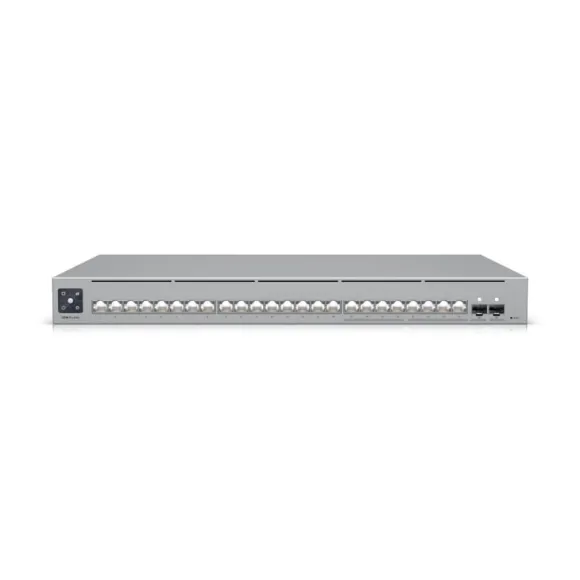 Ubiquiti Networks Ubiquiti Switch UniFi 16xRJ45 GBit/8xRJ45 2.5G/2xSFP+ Managed Max 19'' Rack-Mountable, 1,3'' Touchscreen
