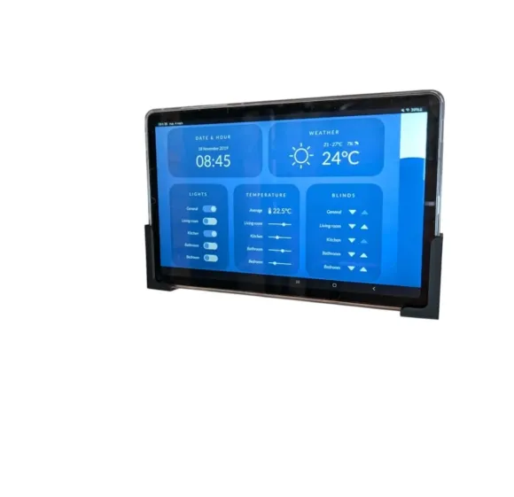 Uchwyt Ścienny na Tablet 12 mm Uniwersalny Czarny Wieszak Tabletu