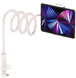 Uchwyt Stojak Na Telefon Tablet Uniwersalny Na Łóżko 1,4M Biały