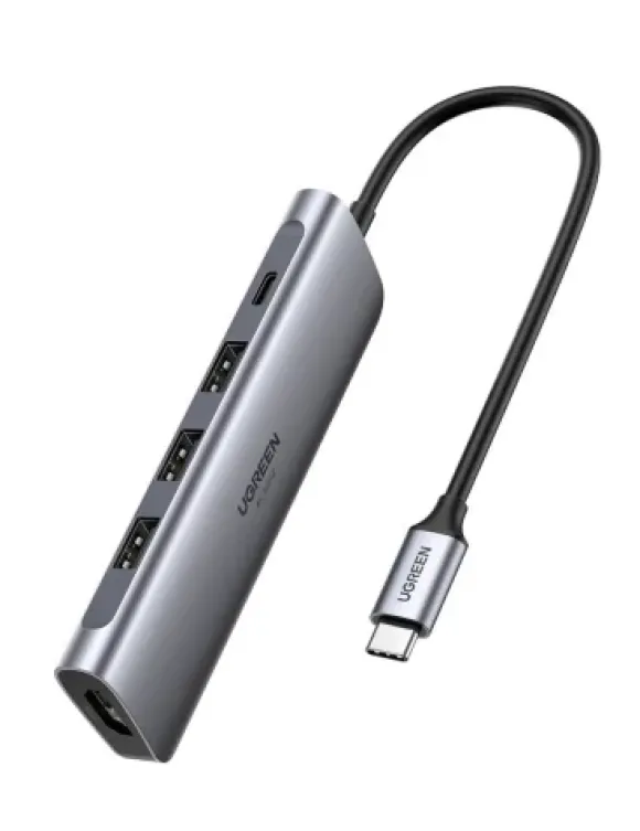 Ugreen Ugreen adapter HUB 5w1 70495 USB-C do 3x USB 3.0 + HDMI 4K + USB-C PD 100W ugreen_20211001133845