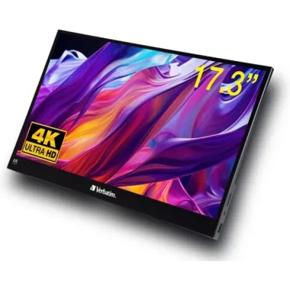 Verbatim monitor przenośny dotykowy, PMT-17-4K, 17.3"