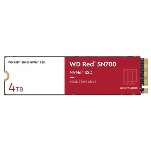 WD Red SN700 4TB M.2 2280 NVMe 3400/3100 MB/s WDS400T1R0C WDS400T1R0C