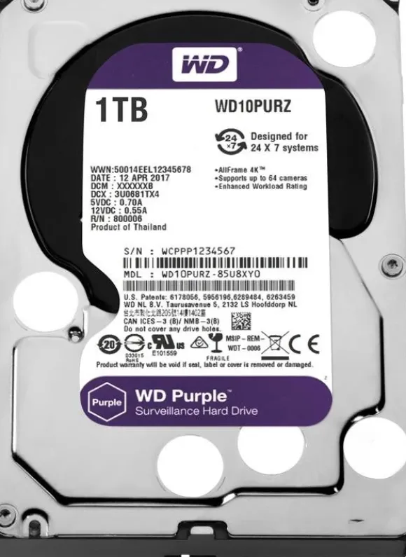 Western Digital Purple WD10PURZ 1TB