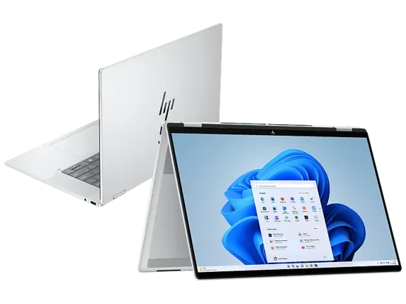 2w1 HP OmniBook X Flip 16-as0007nwx 2K OLED / Intel® Core™ Ultra 5 226V 16 GB RAM 512 SSD Arc™ 130V Windows 11 Home Srebrny