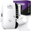 Wzmacniacz sygnału Wi-FI Repeater Access Point MOCNY 10 osób BIAŁY 300Mb/s