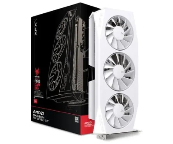 XFX Radeon RX 9060 XT Mercury Gaming OC White 16GB GDDR6 RX-96TMERCW9